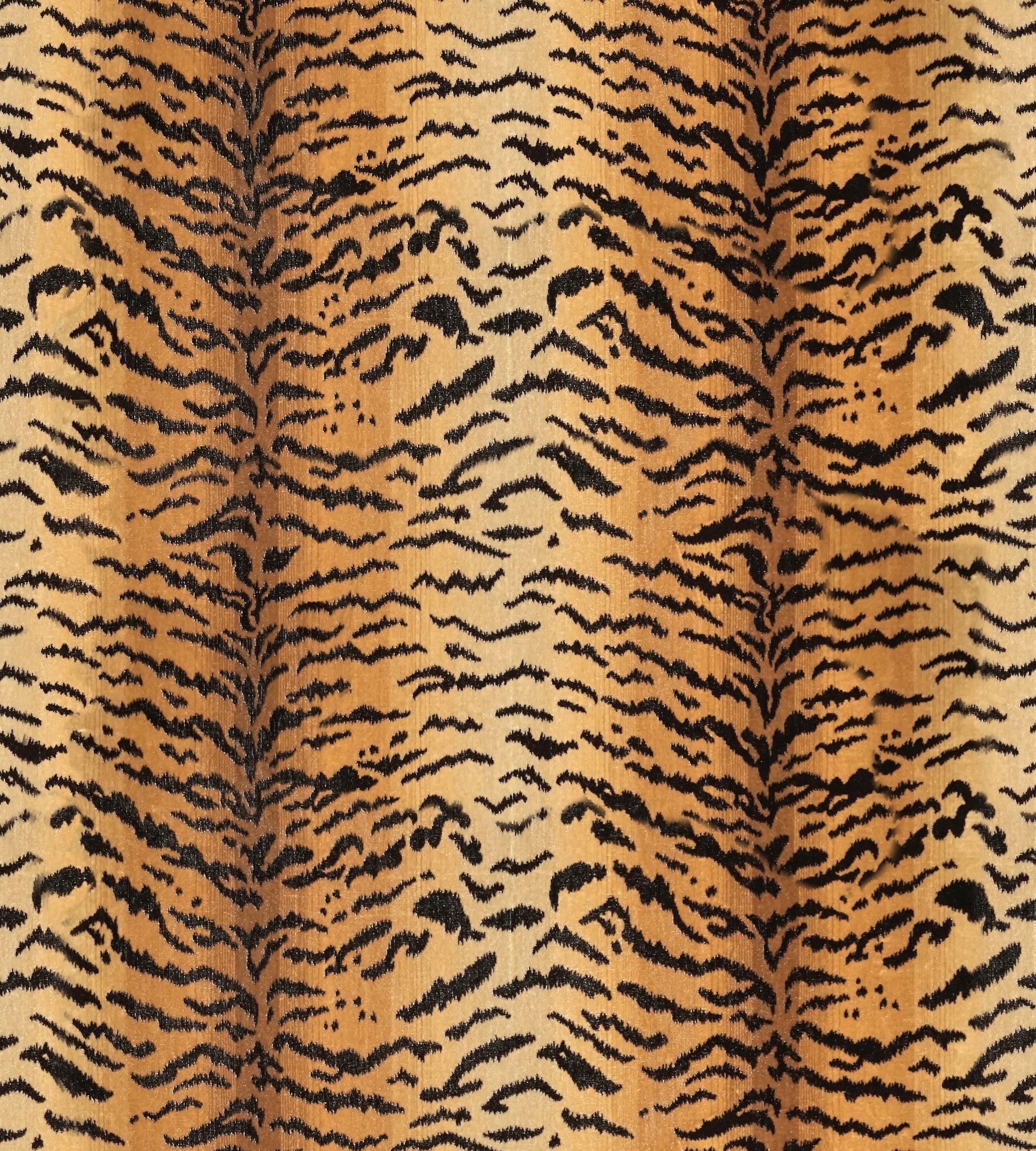 Purchase Scalamandre Fabric Pattern SC 000726167MMA, Tigre Ivory, Gold & Black 2