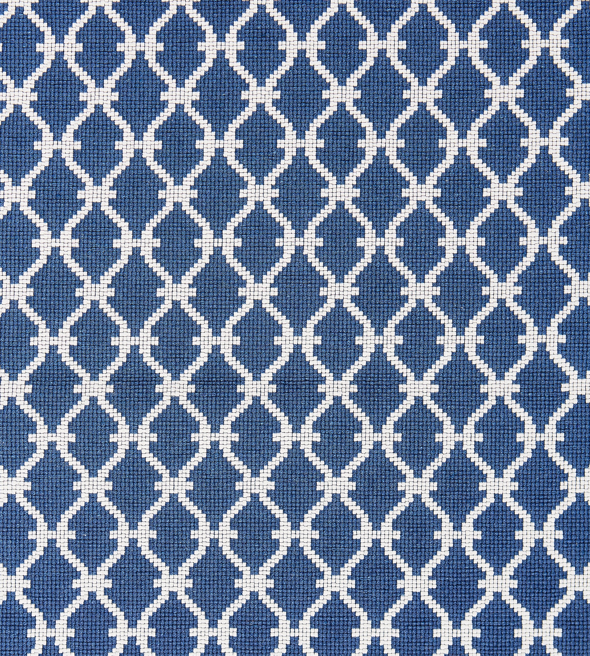 Purchase Scalamandre Fabric Item SC 000727009, Trellis Weave Denim 1