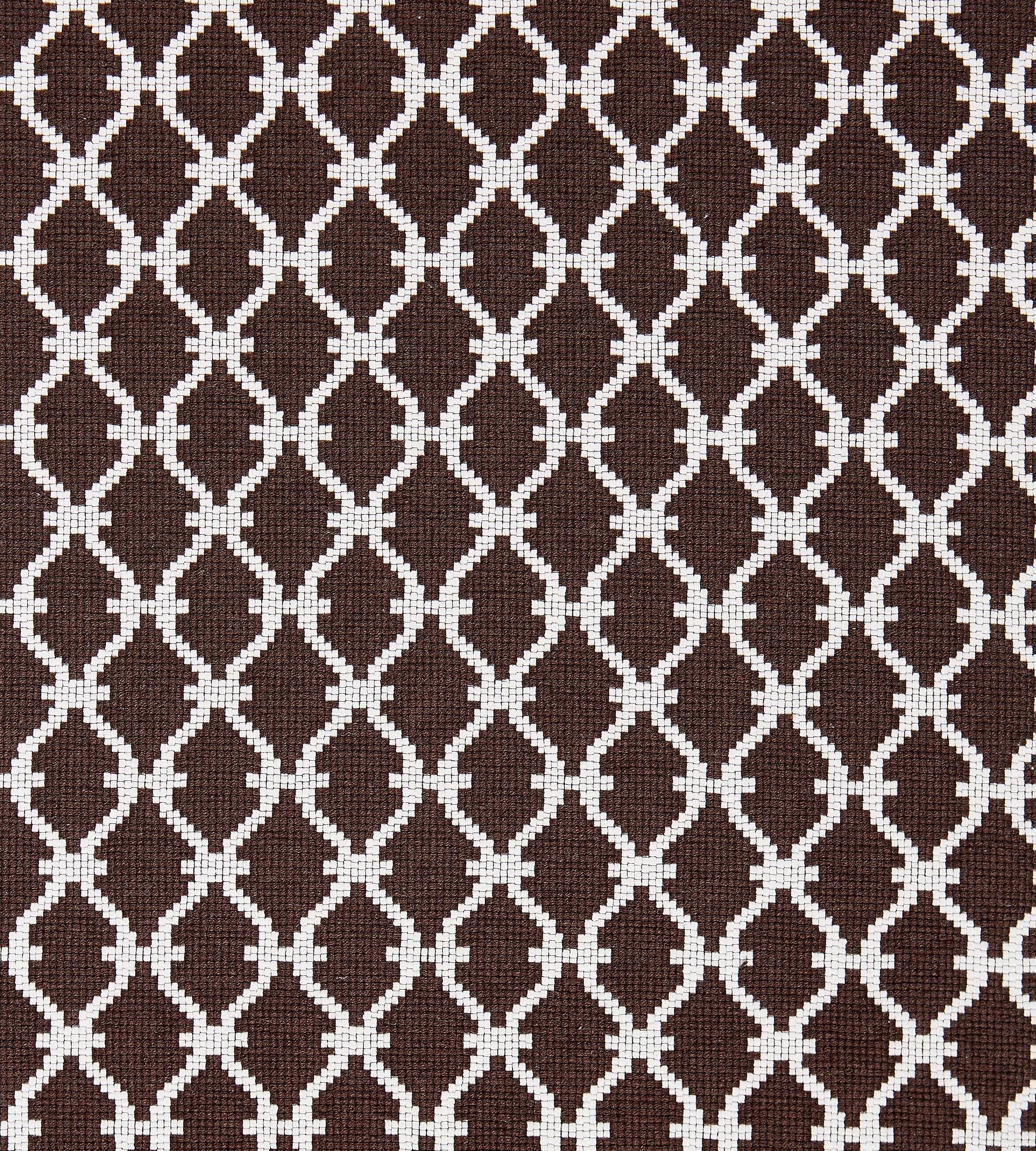 Purchase Scalamandre Fabric SKU# SC 000827009, Trellis Weave Espresso 1