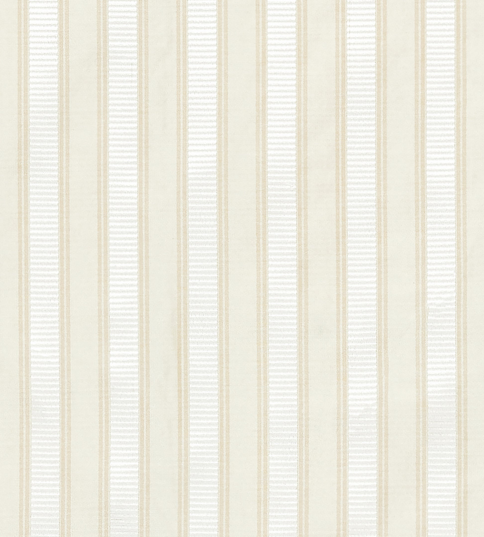 Purchase Scalamandre Fabric Pattern SC 0012121M, Shirred Stripe Oyster White 1