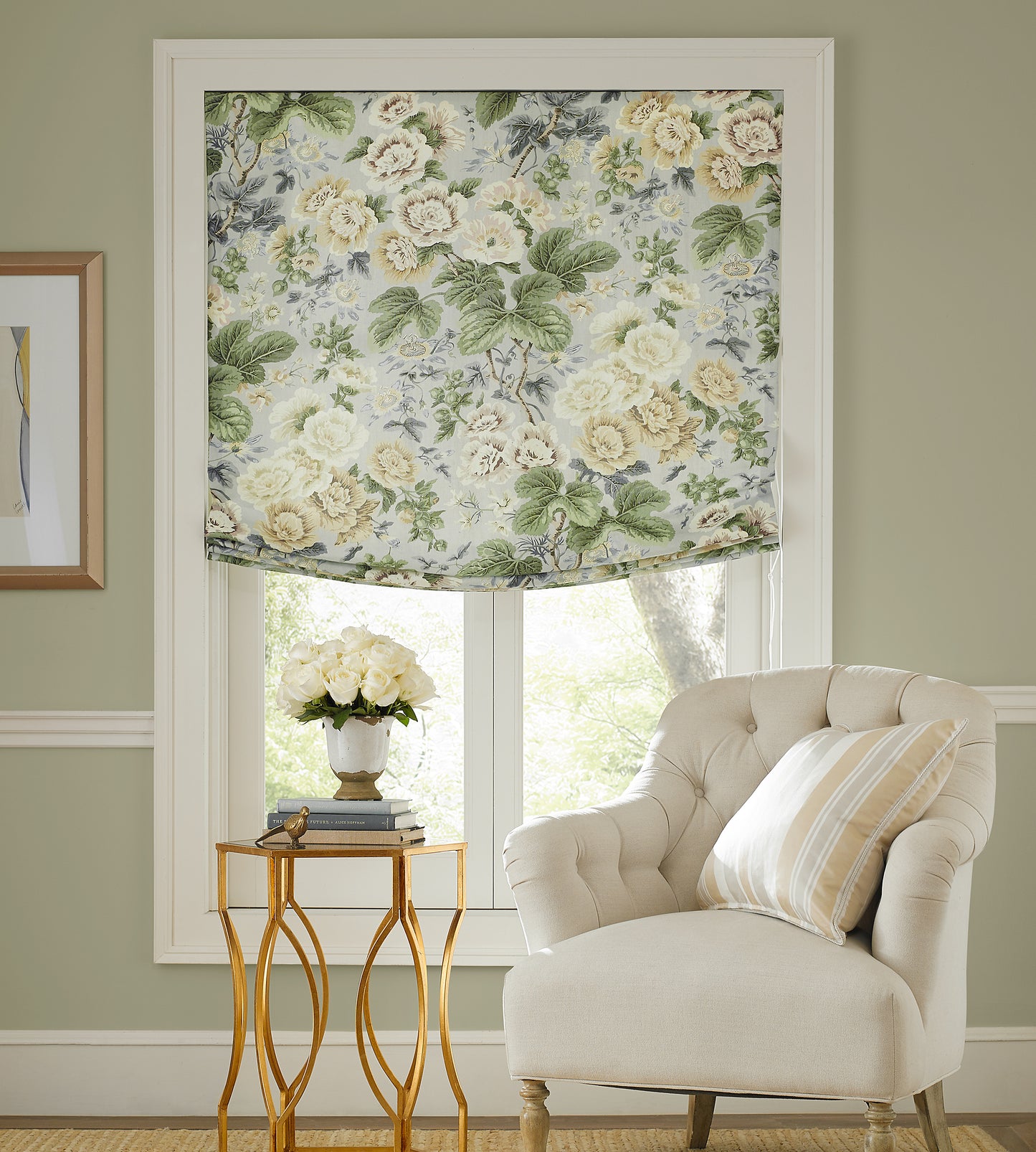 Purchase Scalamandre Fabric Pattern# SC 000116595, Highgrove Linen Print Winter Sky 3