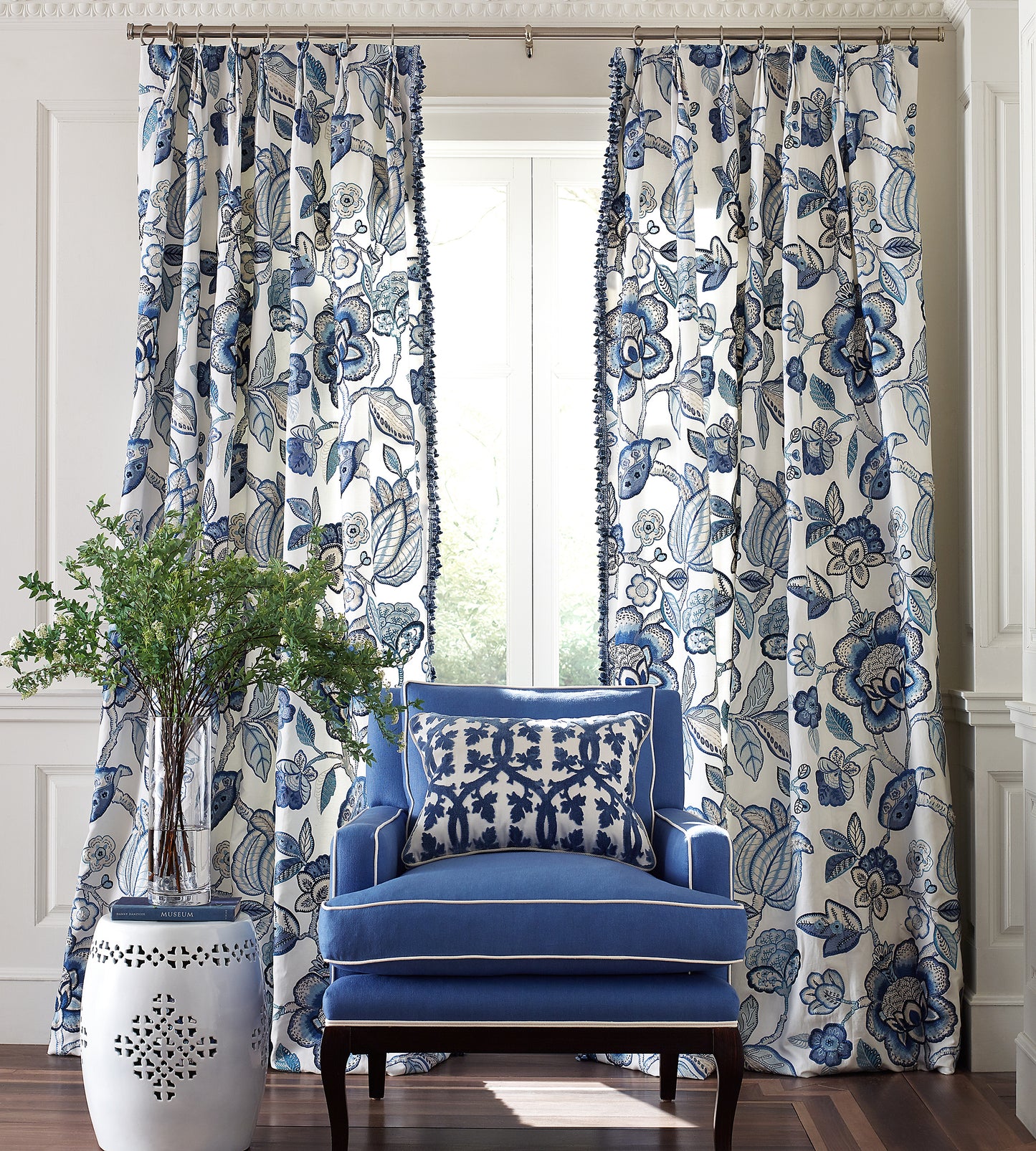 Purchase Scalamandre Fabric Pattern# SC 001626690M, Falk Manor House Green Tea 4