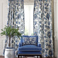 Purchase Scalamandre Fabric Pattern number SC 005927108, Toscana Linen Bluestone 6