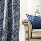 Purchase Scalamandre Fabric Pattern SC 000427198, Lisbon Weave Indigo 6