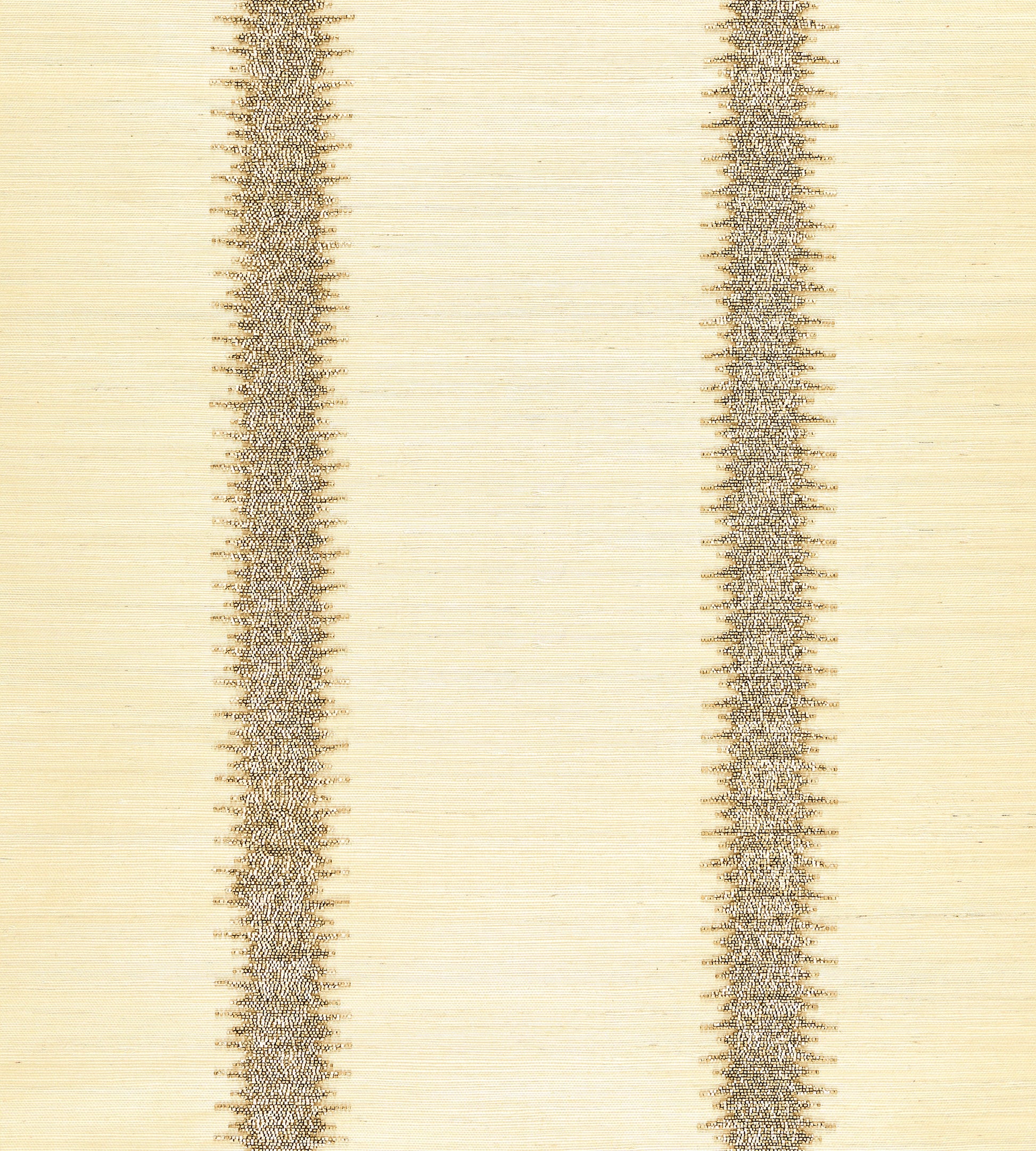 Select Scalamandre Wallpaper Pattern Sc 0002Wp88386 Name Veronica Beaded Grasscloth Burnished Gold Stripe Wallpaper