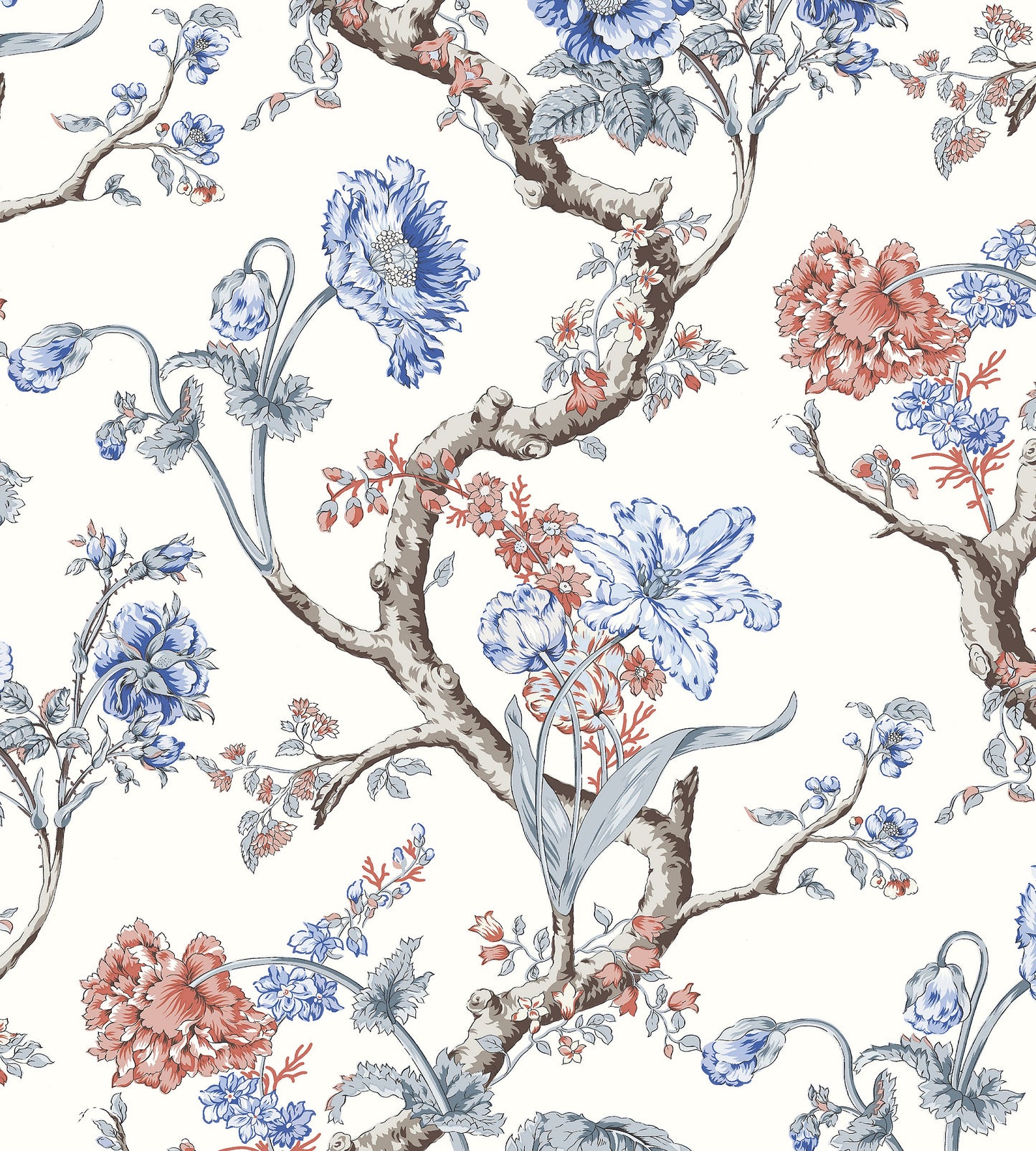 Save Scalamandre Wallpaper Pattern Sc 0002Wp88432 Name Andrew Jackson Floral Riviera Botanical Wallpaper