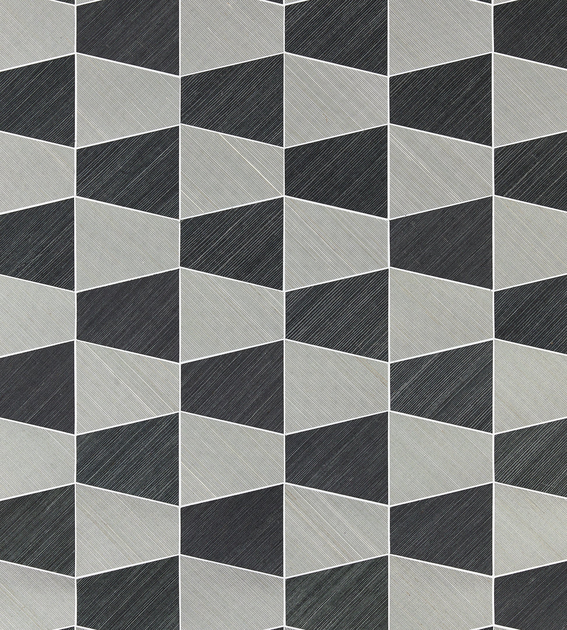 Search Scalamandre Wallpaper Pattern Sc 0002Wp88464 Name Staccato - Abaca & Sisal Nickel & Onyx Geometric|Graphic Wallpaper