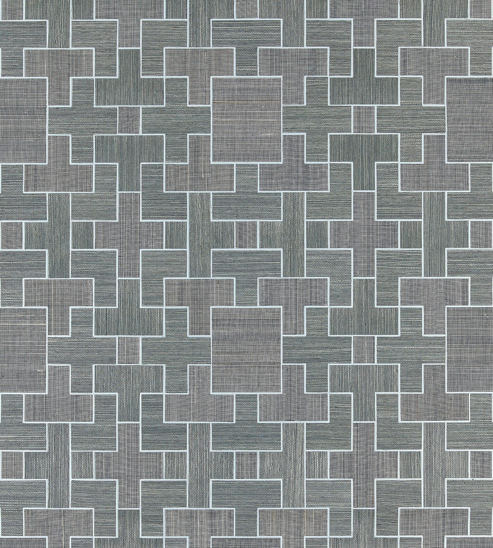 Find Scalamandre Wallpaper Pattern Sc 0002Wp88471 Name Allegro - Sisal Rivulet Fretwork Wallpaper