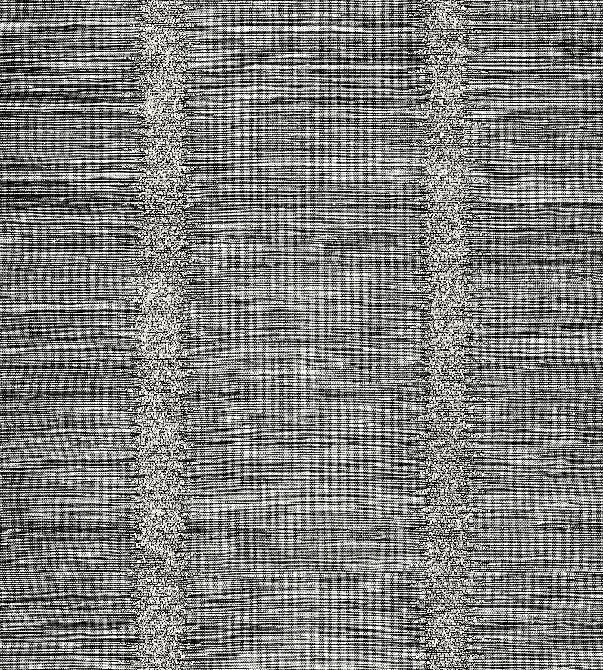 Select Scalamandre Wallpaper Pattern Sc 0004Wp88386 Name Veronica Beaded Grasscloth Carbon Stripe Wallpaper