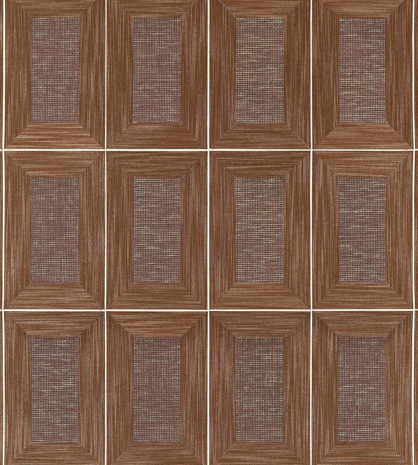View Scalamandre Wallpaper Pattern Sc 0004Wp88474 Name Libro - Woven Sequoia Geometric|Plaid Wallpaper