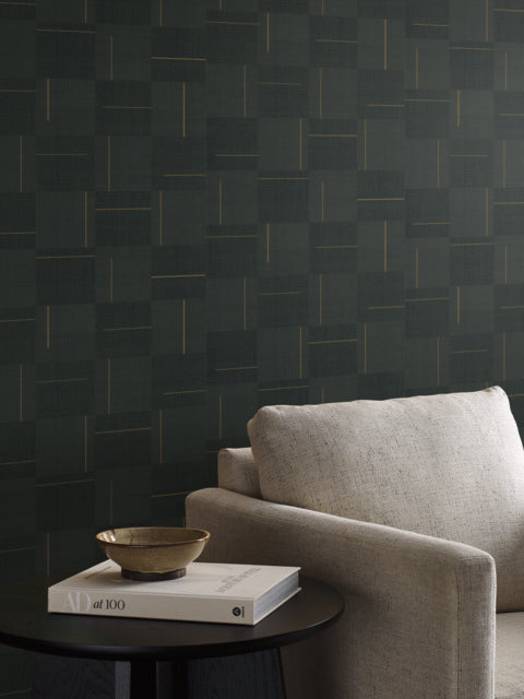 Purchase Si24905 | Signature Textures Resource Library, Geo Block Weave - York Wallpaper