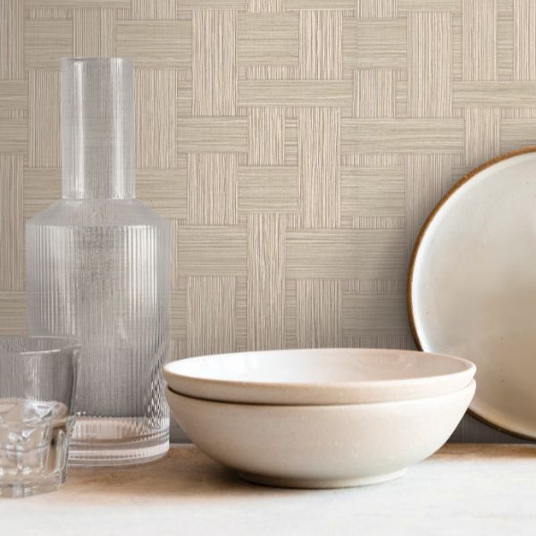 Purchase Si25721 | Signature Textures 3, Basketry Wheat - York Wallpaper