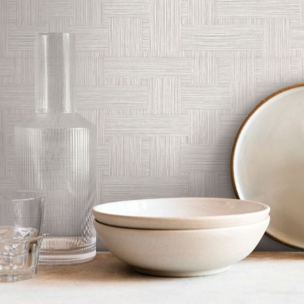 Purchase Si25724 | Signature Textures 3, Basketry Warm Grey - York Wallpaper
