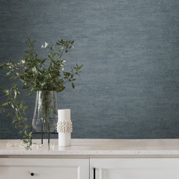 Purchase Si25752 | Signature Textures 3, Weathered Stucco Dusty Blue - York Wallpaper