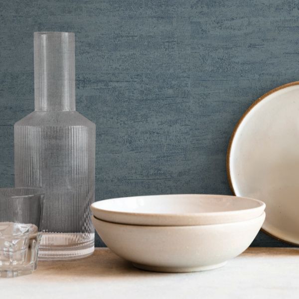 Purchase Si25752 | Signature Textures 3, Weathered Stucco Dusty Blue - York Wallpaper