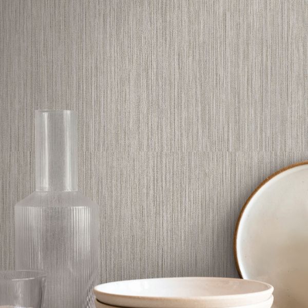 Purchase Si25853 | Signature Textures 3, Washed Ramie Dove Grey - York Wallpaper