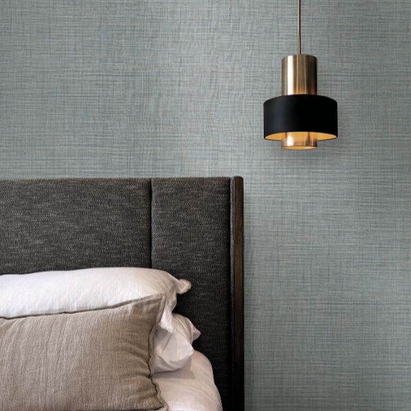 Purchase Si25873 | Signature Textures 3, Lotus Silk Steel Blue - York Wallpaper
