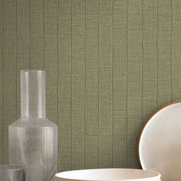 Purchase Si26123 | Signature Textures 3, Cording Stripe Moss - York Wallpaper