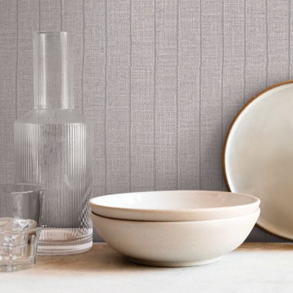Purchase Si26127 | Signature Textures 3, Cording Stripe Dove Grey - York Wallpaper