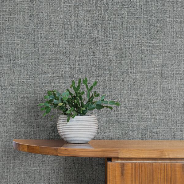Si26142 Pattern Si26141 | Signature Textures 3, Loom Silver - York Wallpaper