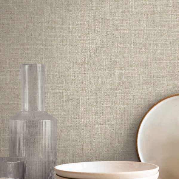 Si26142 Pattern Si26142 | Signature Textures 3, Loom Warm Grey - York Wallpaper
