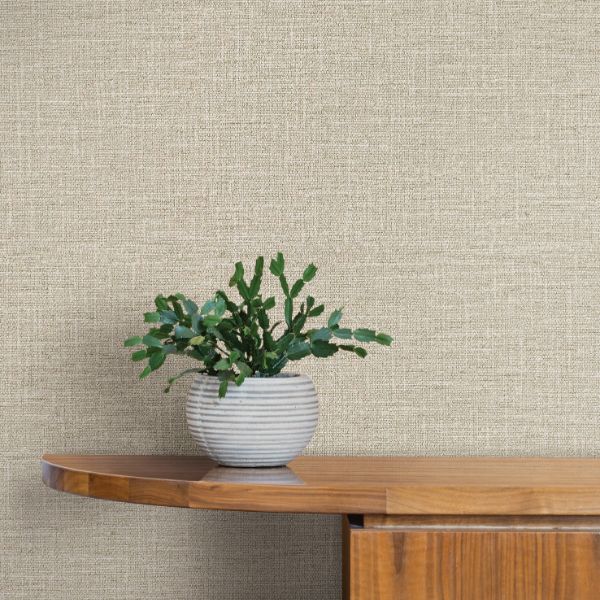 Si26142 Pattern Si26142 | Signature Textures 3, Loom Warm Grey - York Wallpaper