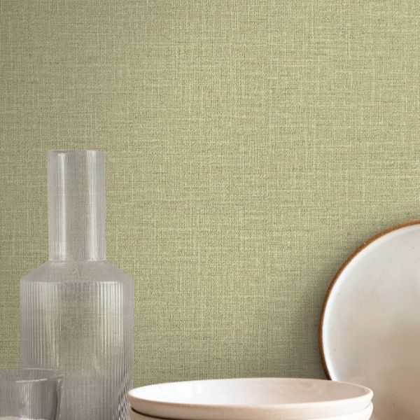 Si26142 Pattern Si26148 | Signature Textures 3, Loom Green - York Wallpaper