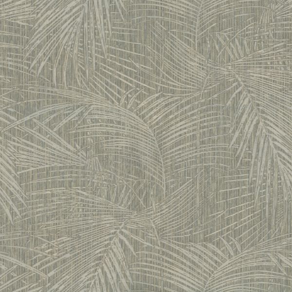 Purchase Si50612 | Signature Textures 3, Della Palm Dark Taupe - York Wallpaper