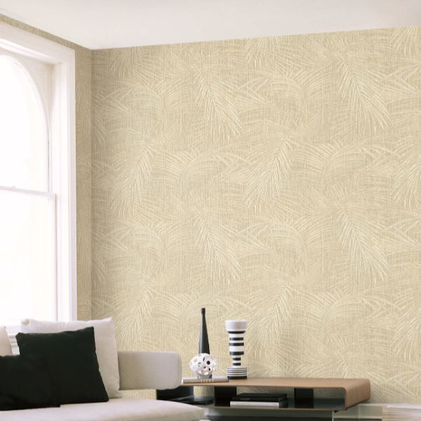 Si50614 | Signature Textures 3, Della Palm Wheat - York Wallpaper