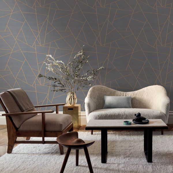 Purchase Si6820 | Signature Textures 3, Lisle Sapphire - York Wallpaper