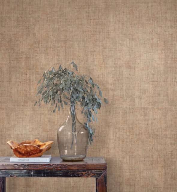 Purchase Si7142 | Montecito, Alma Clay Faux Weave - York Wallpaper