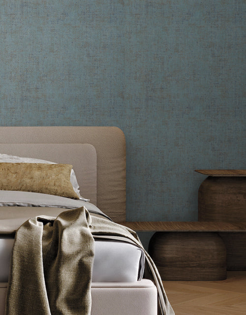 Purchase Si7151 | Montecito, Alma Blue Faux Weave - York Wallpaper