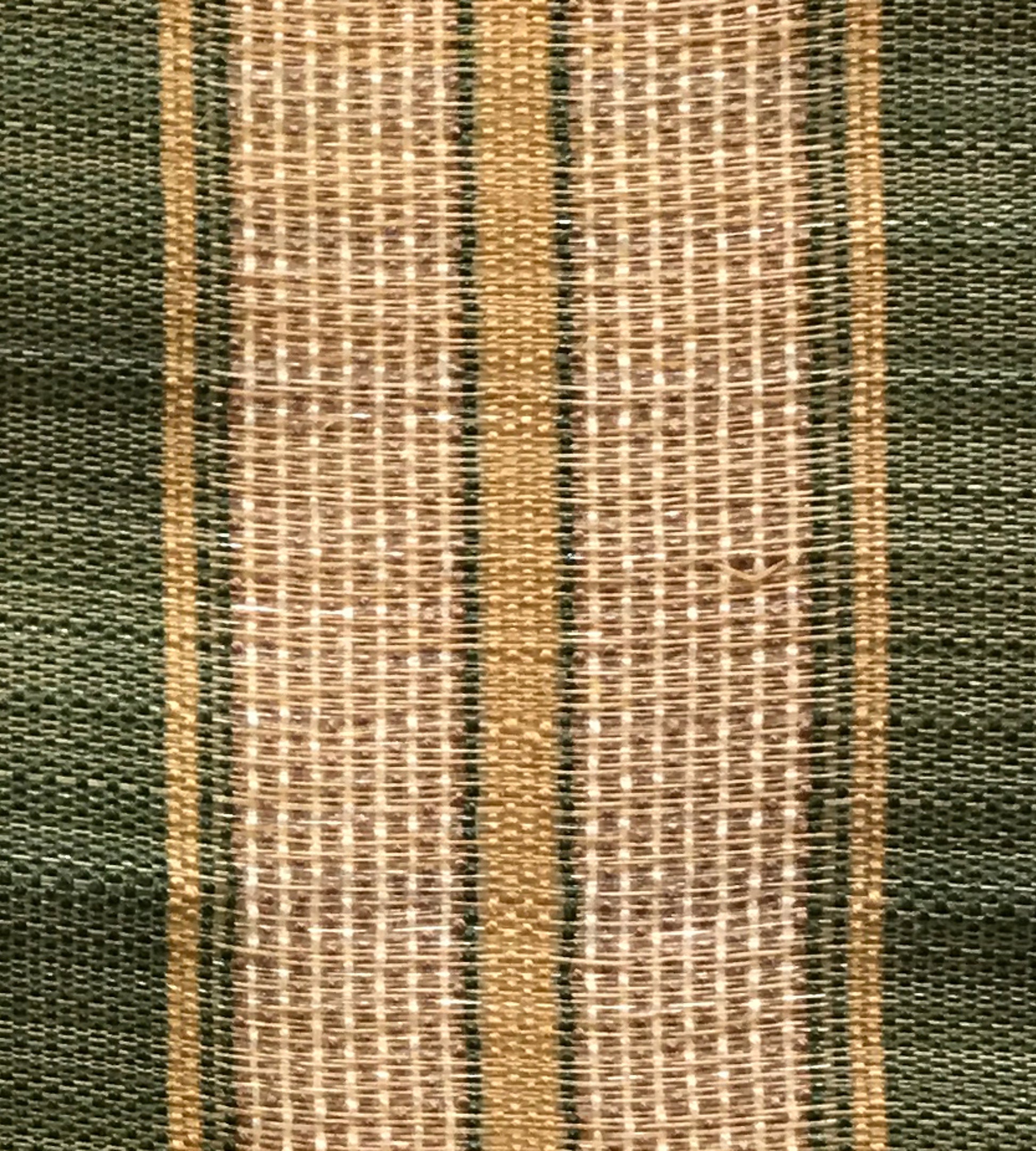 Purchase Old World Weavers Fabric Pattern number SK 00010637, Neapolitan Horsehair Green / Gold 1