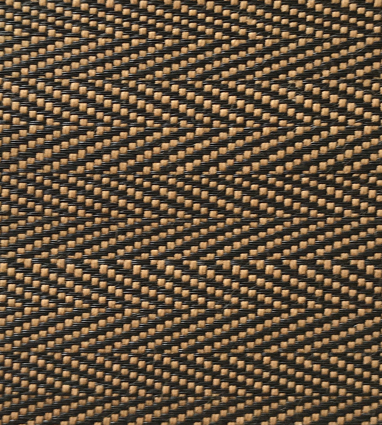 Purchase Old World Weavers Fabric Pattern number SK 0002MI65, Milzig Herringbone - Horsehair Brown / Black 1