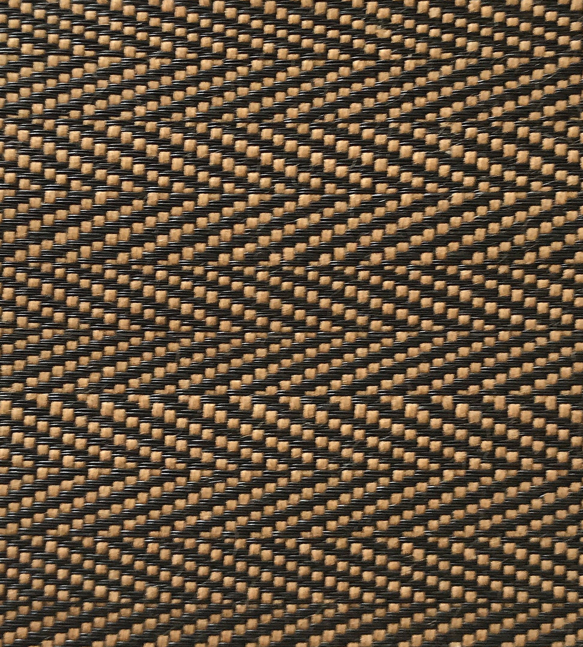 Purchase Old World Weavers Fabric Pattern number SK 0002MI65, Milzig Herringbone - Horsehair Brown / Black 1