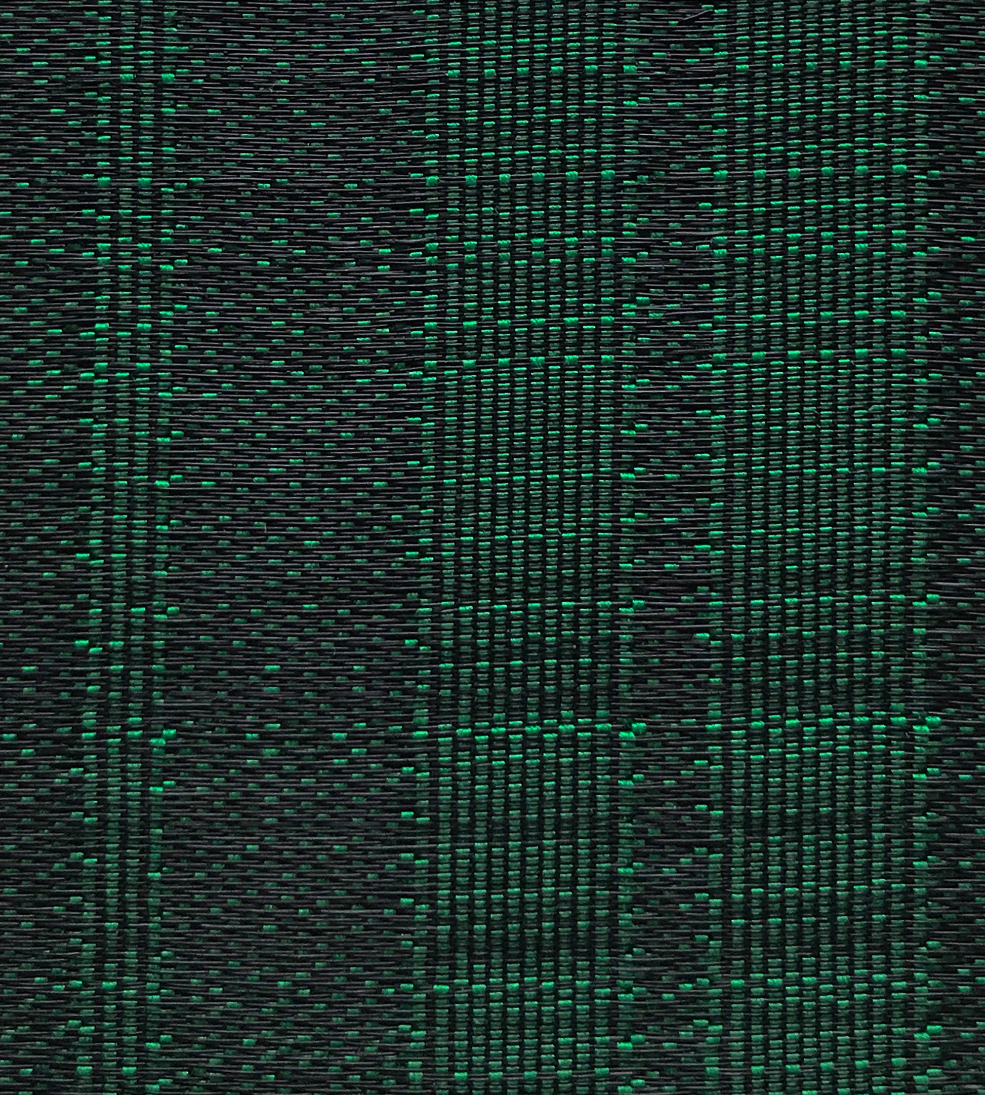 Purchase Old World Weavers Fabric Item# SK 00040621, Pinto Silk Horsehair Green / Black 1