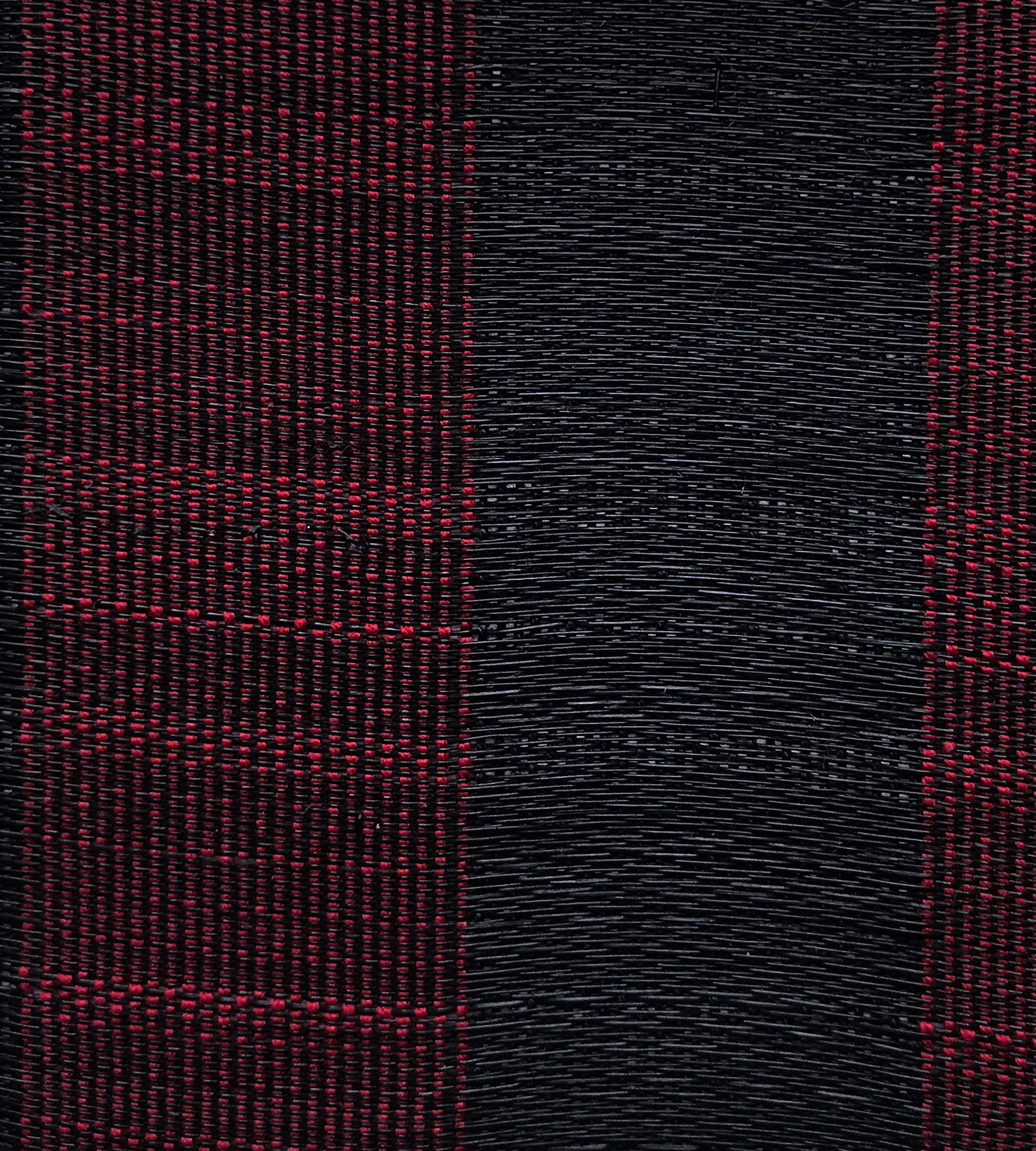 Purchase Old World Weavers Fabric Pattern# SK 0017H605, Fredericksborg Horsehair Black / Burgundy 1