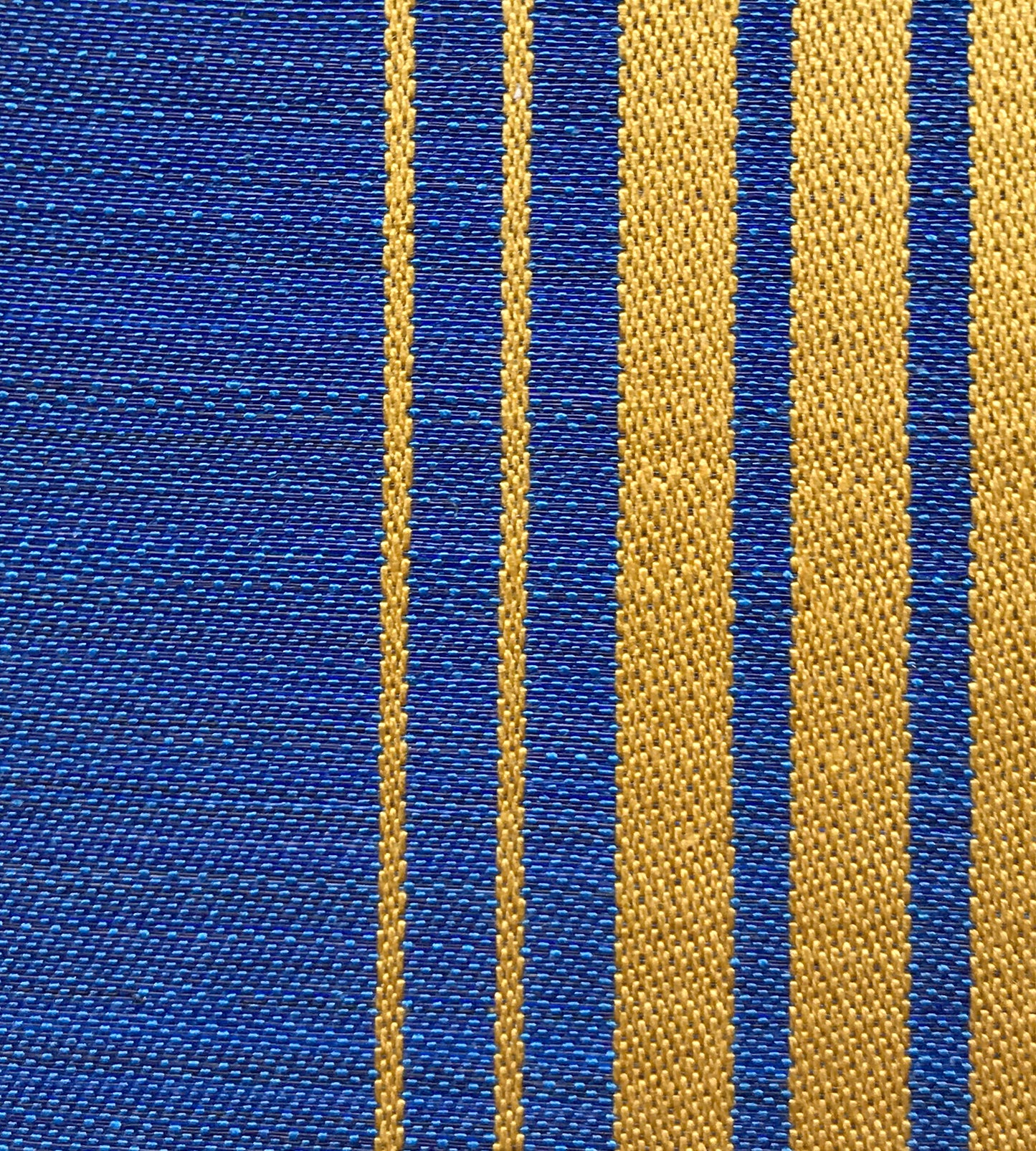 Purchase Old World Weavers Fabric Product# SK 0046B100, Ardennais Silk Horsehair Blue / Yellow 1