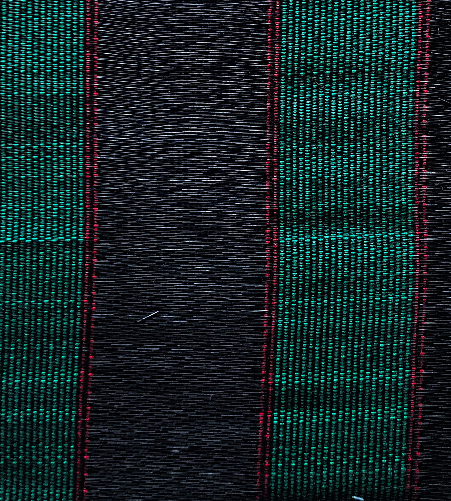 Purchase Old World Weavers Fabric SKU SK 0142D605, Diluvial Horsehair Green / Black / Red 1