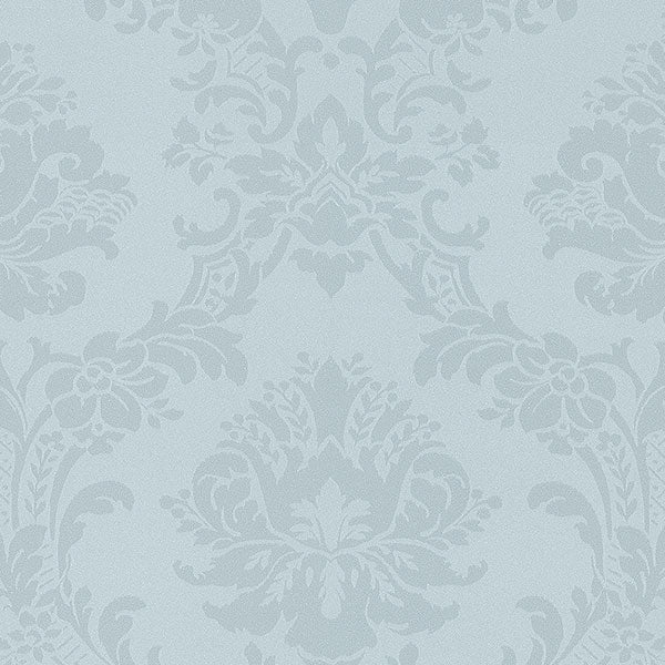 Purchase Sl27538 | Classic Silks 2, Blue Damask - Norwall Wallpaper