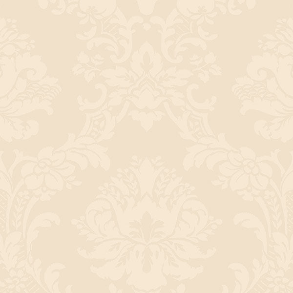 Purchase Sl27539 | Classic Silks 2, Beige Damask - Norwall Wallpaper