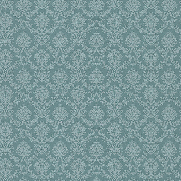 Purchase Sl27570 | Classic Silks 2, Green Damask - Norwall Wallpaper
