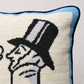 Purchase So0002702 | Eustace Needlepoint Pillow, Blue - Schumacher Pillows