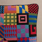 Purchase So0002703 | Graphic Blocks Needlepoint Pillow, Multi - Schumacher Pillows