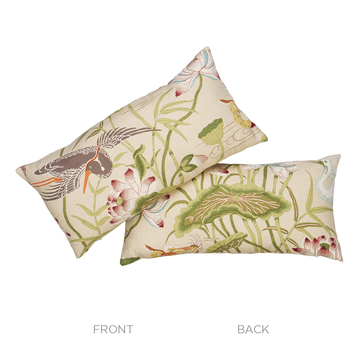 Purchase So17293618 | Lotus Garden Pillow, Parchment - Schumacher Pillows