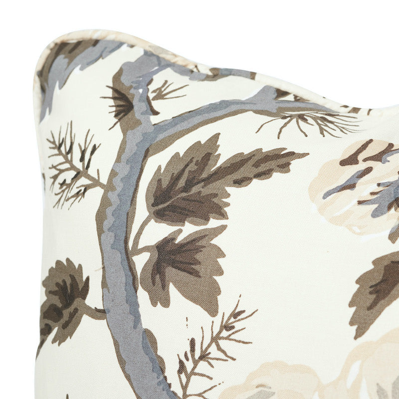 Purchase So17445004 | Pyne Hollyhock Pillow, Charcoal - Schumacher Pillows