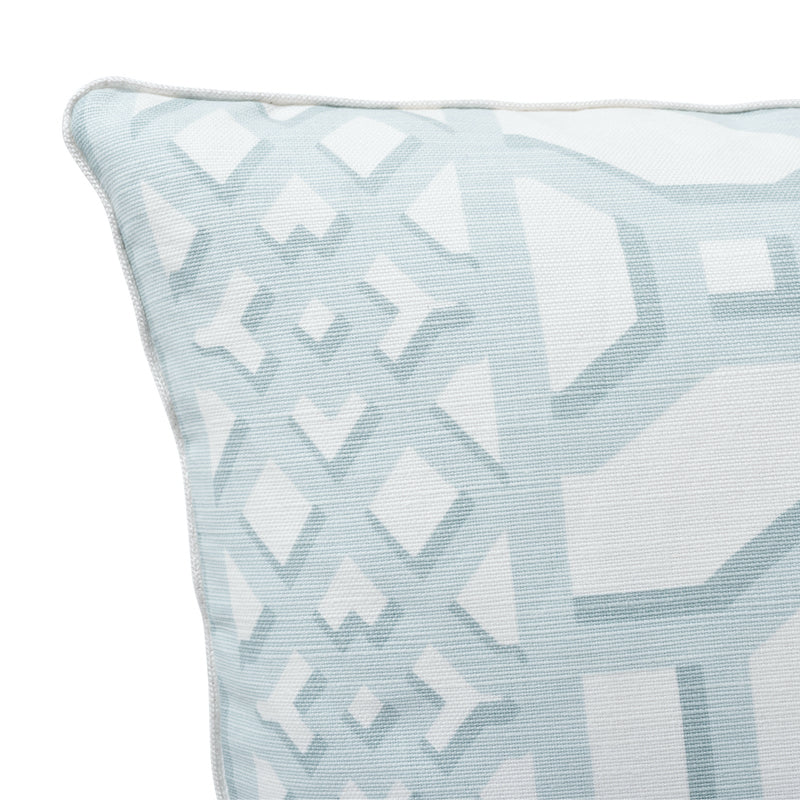 Purchase So17574604 | Zanzibar Trellis Pillow, Winter Mint - Schumacher Pillows