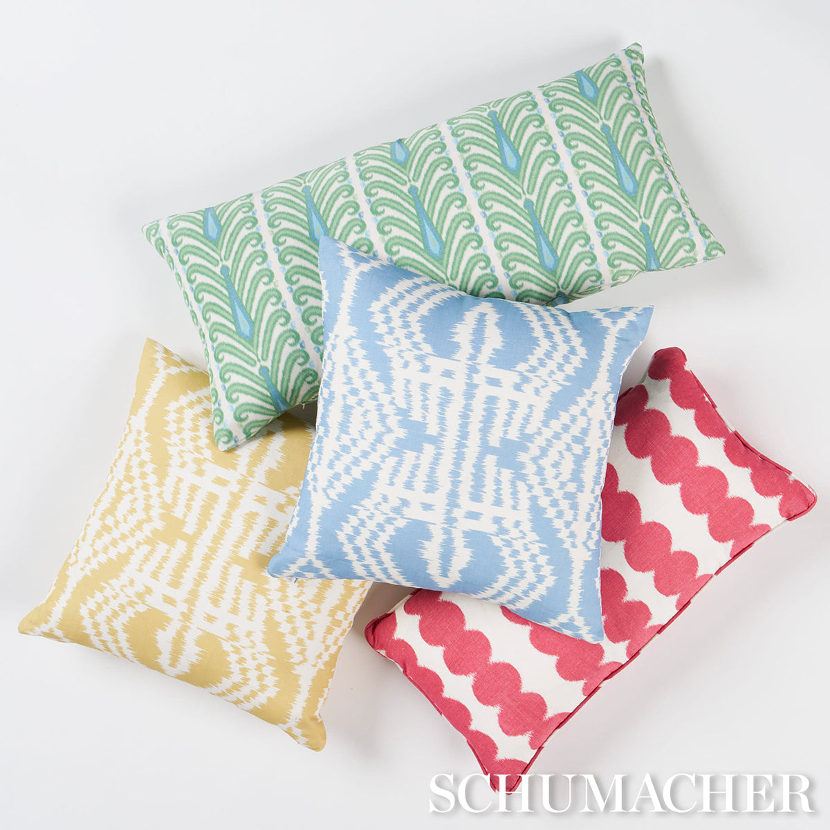 Purchase So17609804 | Asaka Ikat Pillow, Buttercup - Schumacher Pillows
