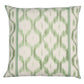 Purchase So17650406 | Santa Monica Ikat Pillow, Leaf Green - Schumacher Pillows
