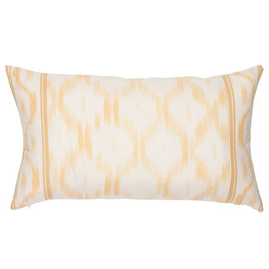 Purchase So17650522 | Santa Monica Ikat Pillow, Yellow - Schumacher Pillows